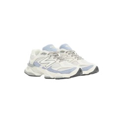 New Balance GC9060BL sneakers unisex da ragazzo/a in camoscio bianco/avio