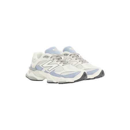 New Balance GC9060BL sneakers unisex da ragazzo/a in camoscio bianco/avio