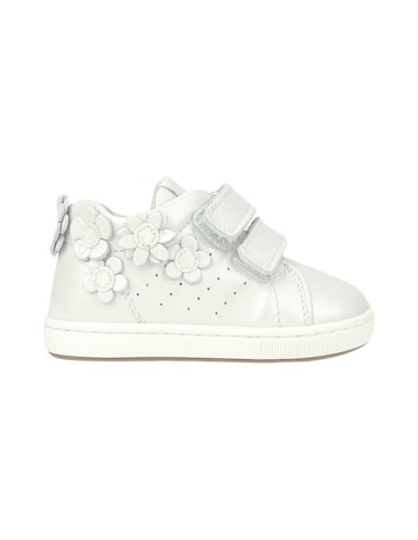 Balducci Soft CITA6211V sneakers bambina in pelle avorio Balducci - 1 Balducci soft scarpe bambina primi passi in pelle con chiu