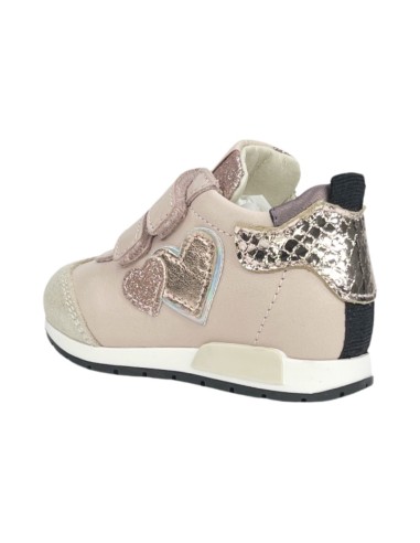 Balducci CSPORT5651 sneakers bambina primi passi in pelle rosa Balducci - 3 Balducci scarpe bambina con strappi in pelle rosa e 