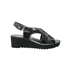 Enval Soft 7778700 sandali donna in naplak nero