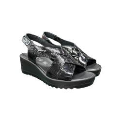 Enval Soft 7778700 sandali donna in naplak nero 2