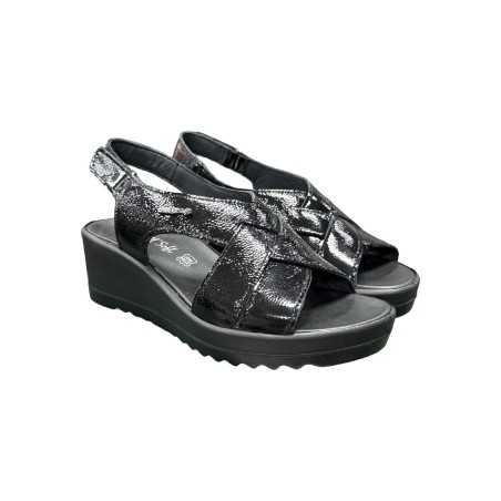 Enval Soft 7778700 sandali donna in naplak nero