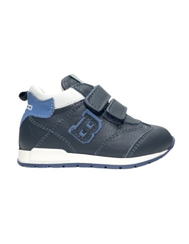 Balducci CSPORT 5652 sneakers bambino pelle blu Balducci - 1 Balducci scarpe bambino primi passi in vera pelle con chiusura velc