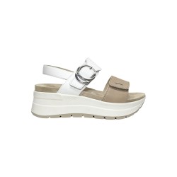 Igi&Co 7677600 sandali donna in pelle bianco castagno