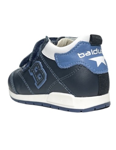 Balducci CSPORT 5652 sneakers bambino primi passi in vera pelle blu Balducci - 3 Balducci scarpe bambino con strappi in vera pel