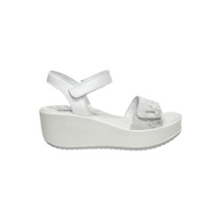Igi&Co 7665644 sandali donna in pelle bianco argento
