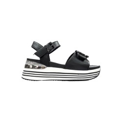 Queen Helena X32-225 sandali donna in similpelle nero