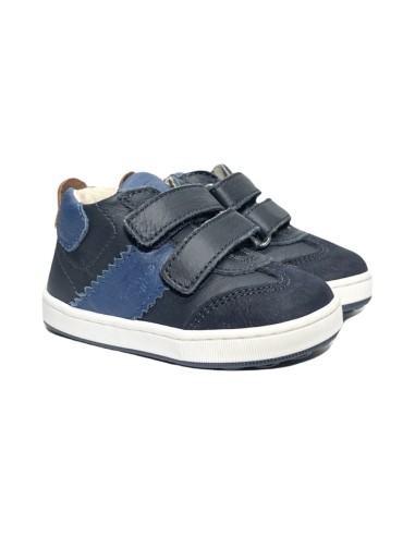 Balducci Soft CITA6207J sneakers bambino primi passi in vera pelle blu e jeans Balducci - 1 Balducci soft scarpe bambino primi p