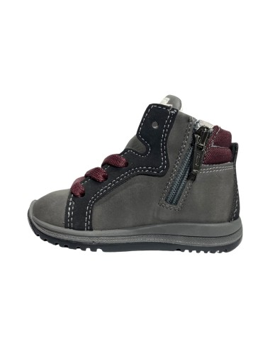 Primigi 8354400 sneakers bambino in nabuk grigio Primigi - 2 Primigi scarpe alte bambino primi passi in pelle con chiusura cerni