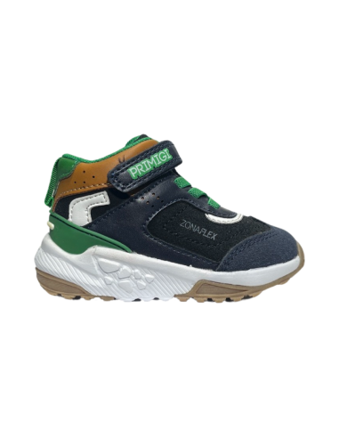 Primigi 2947622 sneakers bambino in camoscio ed ecopelle navy/nero Primigi - 1 Primigi bambino scarpe alte in camoscio con chius