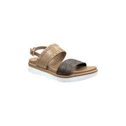 Laura Biagiotti 9080 sandali donna in similpelle marrone 2