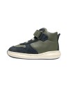 PRIMIGI 4900211 sneakers bambino primi passi in pelle verde e blu Primigi - 2 PRIMIGI scarpe alte con strappo e lacci finti elas