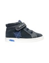 PRIMIGI 2903211 sneakers bambino in pelle e camoscio blu Primigi - 1 PRIMIGI scarpe alte con strappo e lacci finti elasticizzati