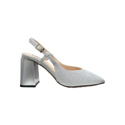 Keys K-10612 sandali donna satinati argento