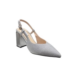 Keys K-10612 sandali donna satinati argento 2