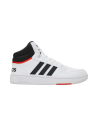 ADIDAS Hoops 3.0 MID GY5543 sneakers alte uomo in ecopelle white/black Adidas - 1 Adidas Hoops 3.0 MID scarpe alte uomo sportive