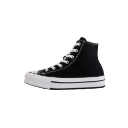 Converse Ctas Eva Lift HI 372859C sneakers bambino in tessuto black/white/black 2
