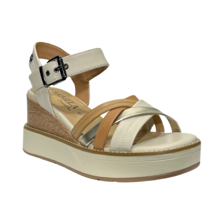 Carmela 161386 sandali donna in pelle beige