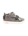 Primigi 4902122 sneakers bambina in camoscio laminato grigio Primigi - 1 Primigi scarpe bambina primi passi in camoscio con chiu