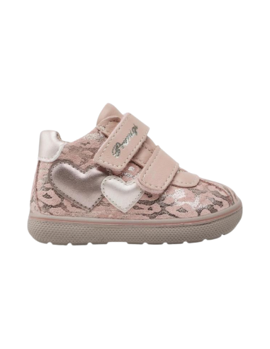 Primigi 8355900 sneakers bambina in pelle rosa Primigi - 1 Primigi scarpe primi passi bambina con chiusura velcro in pelle rosa 