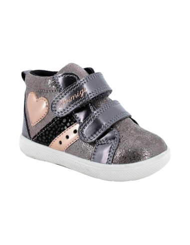 Primigi 2855300 sneakers bambina in pelle laminato canna di fucile Primigi - 1 Primigi scarpe bambina in pelle con chiusura velc