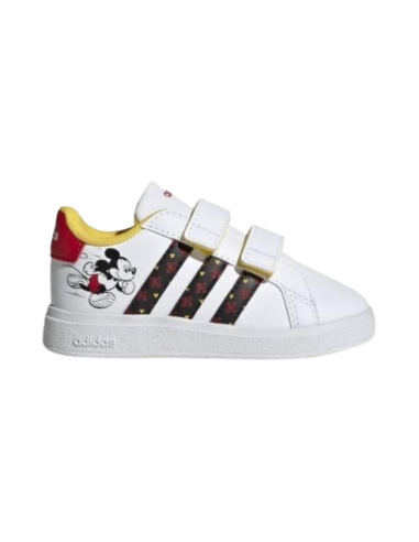 ADIDAS Grand Court Mickey CF I HP7759 sneakers bambina in ecopelle bianco Adidas - 1 Adidas Grand Court Mickey CF I scarpe sport