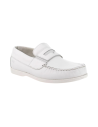 Primigi 3925000 mocassini bambino in pelle bianco Primigi - 1 Primigi kids mocassini casual da bambino in nappa bianco soft 