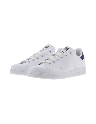 ADIDAS Stan Smith FX5501 sneakers uomo in similpelle bianco e blu Adidas - 1 SNEAKERS UOMO ADIDAS STAN SMITH WHITE NAVY 