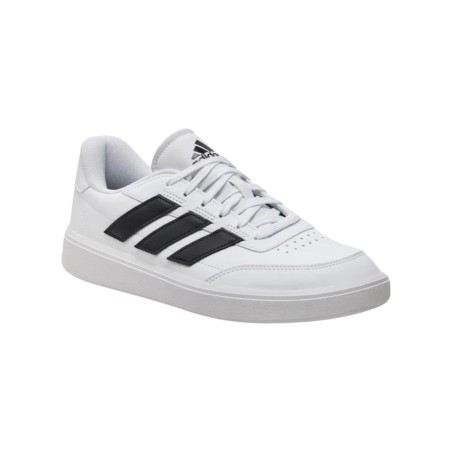 Adidas Courtblock IF4033 sneakers uomo in similpelle bianco e nero