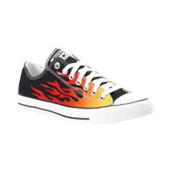Converse Ctas All Star Archive Print LOW 166259C sneakers unisex in tela nero