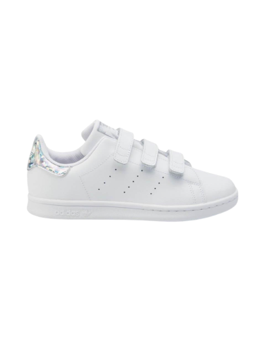 Adidas Stan Smith Cf C EE8484 sneakers bambina in similpelle bianco Adidas - 1 Adidas Stan Smith CF C scarpe kids sportive in pe