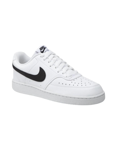 NIKE Court Vision Lo Nn DH2987 101 sneakers sportive uomo in pelle bianco nero Nike - 1  NIKE COURT VISION LOW scarpe sportive c