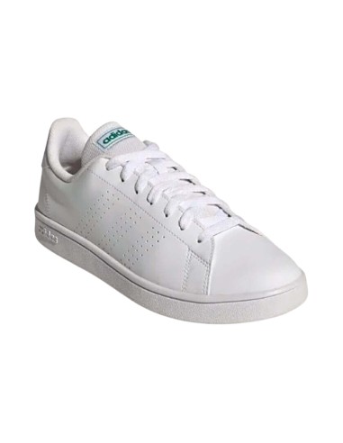 ADIDAS Advantage Base GW2063 sneakers sportive uomo in similpelle bianco Adidas - 2 Adidas Advantage Base white green scarpe bas