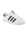 Adidas Superstar J FU7712  sneakers donna in similpelle bianco e nero Adidas - 1 Sneakers Adidas Superstar J FU7712 scarpe sport