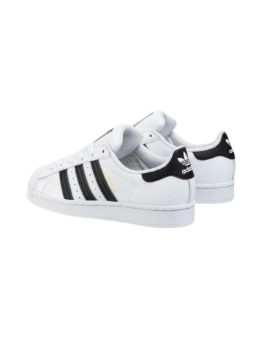 Adidas Superstar J FU7712 sneakers unisex da ragazza in similpelle bianco nero Adidas - 2 Sneakers Adidas Superstar J FU7712 sca