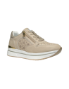 QUEEN HELENA X30-1 sneakers donna in similpelle beige Queen Helena - 3 Queen Helena Shoes scarpe donna primavera estate in ecope