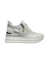 QUEEN HELENA X30-26 sneakers donna con zeppa in similpelle bianco Queen Helena - 1 Queen Helena Shoes scarpe donna primavera est